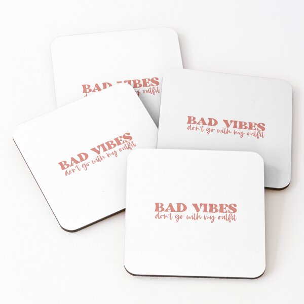 Item preview, Bad Vibes Don't Go With My Outfit | Funny Sassy Quote Design designed and sold by Colorful-Garden.