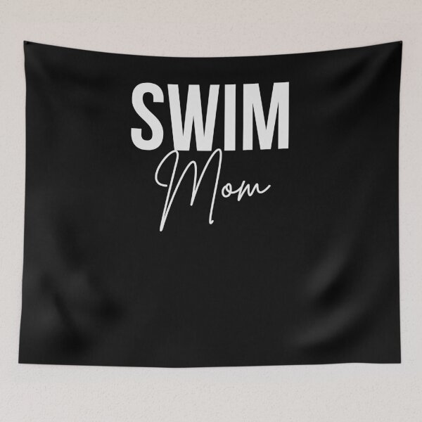 Item preview, Swim Mom cute mom swimmer mom of swimmer for swim meet designed and sold by snowry.