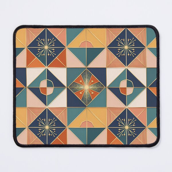Item preview, Retro Mid-Century Modern Geometric Pattern designed and sold by TajSprinklz.