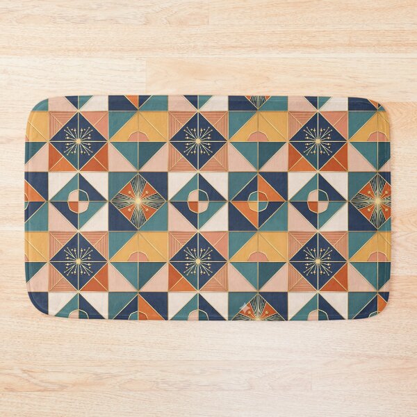 Item preview, Retro Mid-Century Modern Geometric Pattern designed and sold by TajSprinklz.