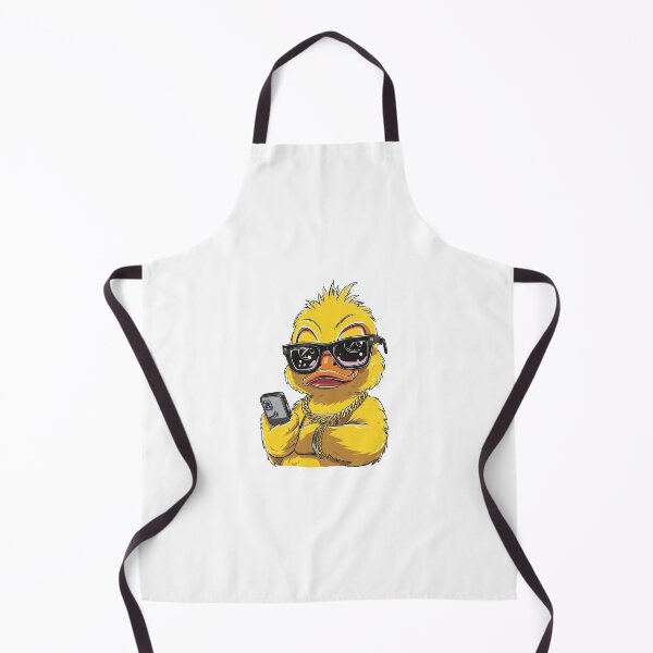 Item preview, Cool Duck Meme – Gangsta Duck with Sunglasses & Gold Chain | Funny Hip Hop Cartoon Sticker designed and sold by abicir.