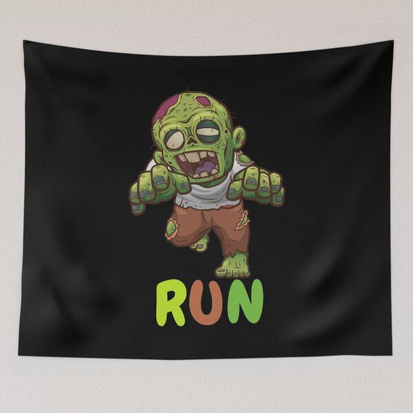 Item preview, Funny Cartoon Zombie RUN – Halloween Scary Cute Design designed and sold by Karim-Karem.