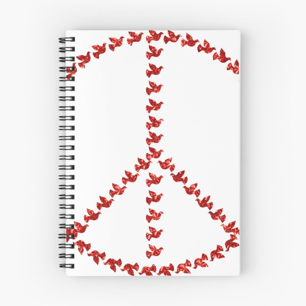 Item preview, Red Rhinestone  Peace Dove Sign designed and sold by TheIconSmith.