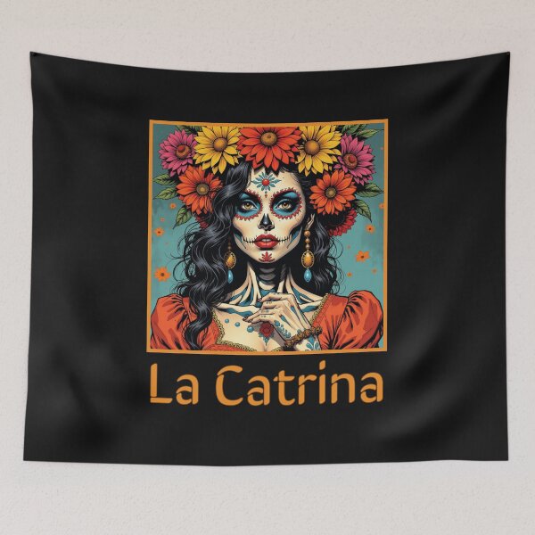 Item preview, day of the dead La Catrina:  designed and sold by aledfychan.