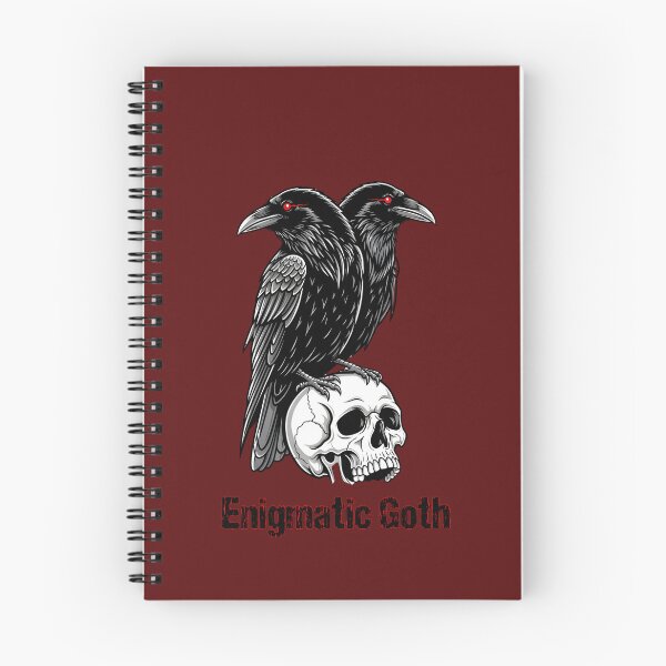 Item preview, Enigmatic Goth Ravens and Skull | Odin's Ravens, Edgar Allan Poe Art designed and sold by EnigmaticGoth.