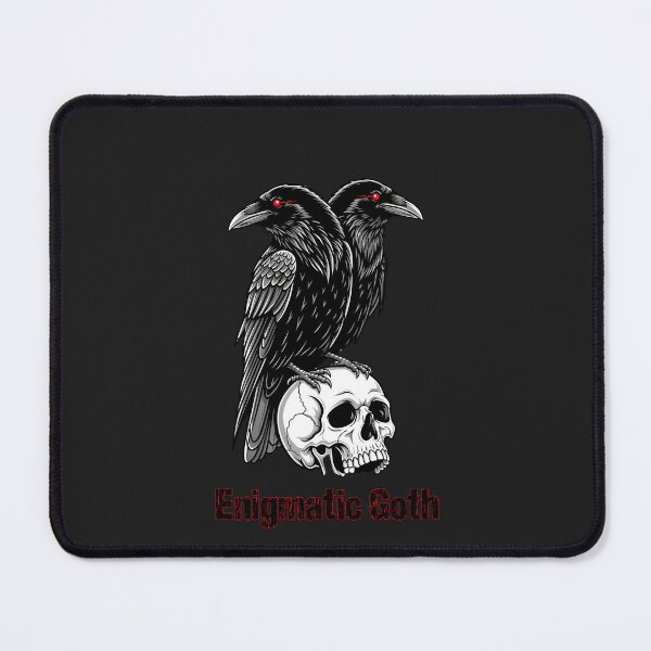 Item preview, Enigmatic Goth Ravens and Skull | Odin's Ravens, Edgar Allan Poe Art designed and sold by EnigmaticGoth.