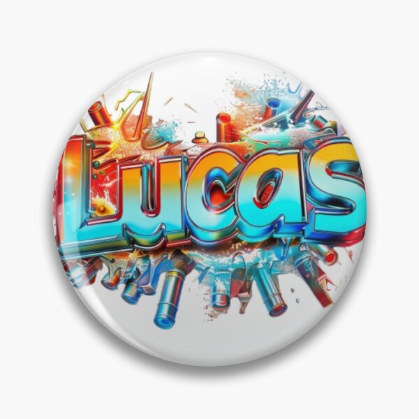 Item preview, Lucas 3D Graffiti Style Name Art designed and sold by AlexLineArt.