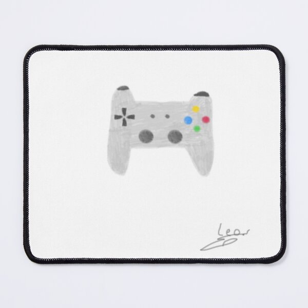 Item preview, Gray Video Game Controller Illustration With Colorful Buttons For Gaming And Entertainment hand painted designed and sold by Beautiful art store.