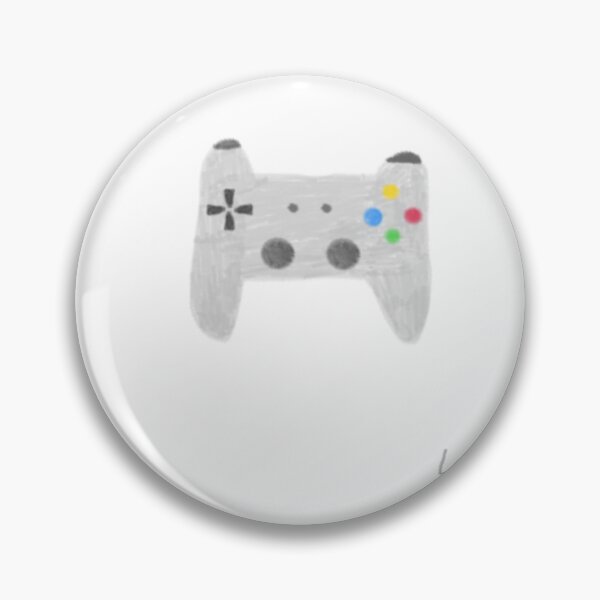 Item preview, Gray Video Game Controller Illustration With Colorful Buttons For Gaming And Entertainment hand painted designed and sold by Beautiful art store.