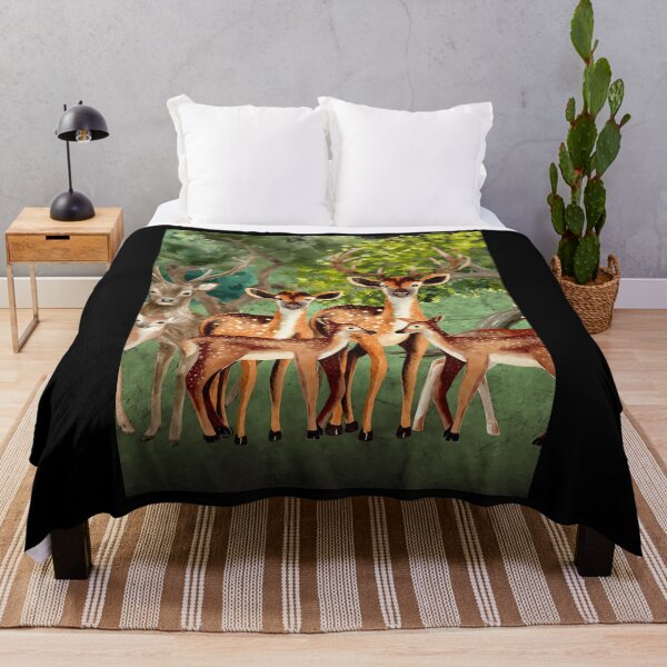 Item preview, Watercolor deers in the forest Top designed and sold by obtvcvcwgia51.