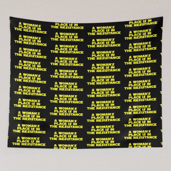 Item preview, Resistant Women (yellow, bold) designed and sold by AllQueerHere.