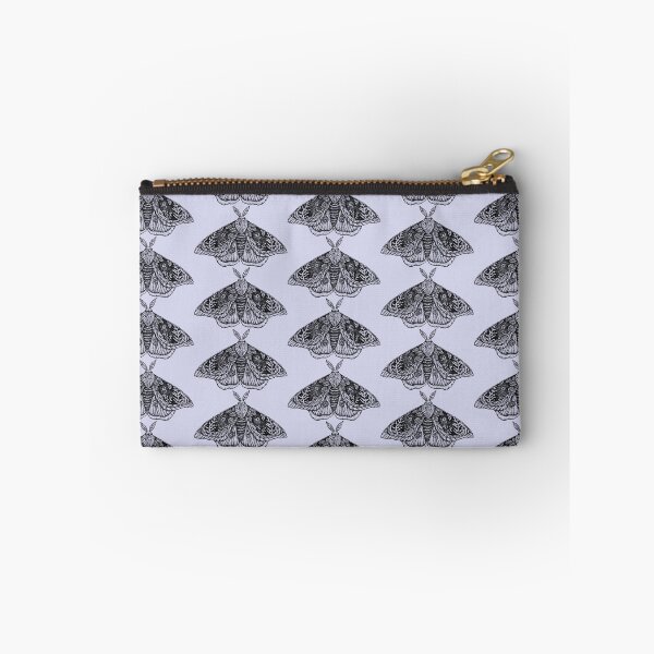 Item preview, Black and White Transparent Moon Moth designed and sold by Christina Plumb.