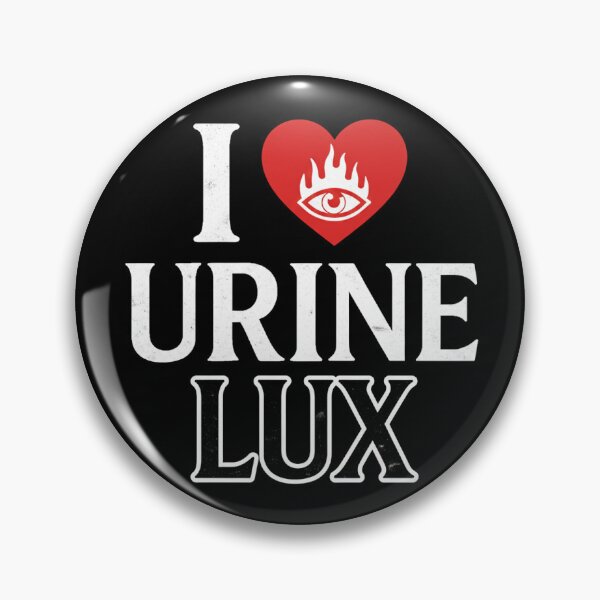 Item preview, I ♥ URINE LUX Red Heart – Pin designed and sold by UrineLux.