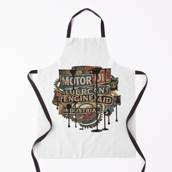 Item preview, Vintage Motor Oil Garage Sign | Retro Industrial Wall Art | Engine & Lubricant Mechanic Shop Decor designed and sold by Friends Custom Creations.