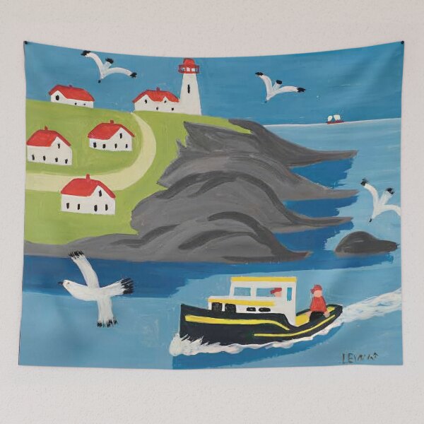 Item preview, Maud Lewis designed and sold by AlarIkoArt.