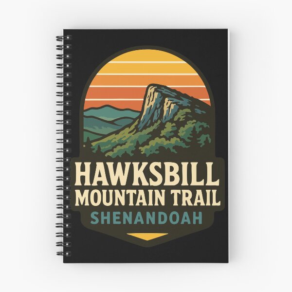Item preview, Shenandoah National Park Hawksbill Mountain Trail Retro designed and sold by TomFrontierArt.