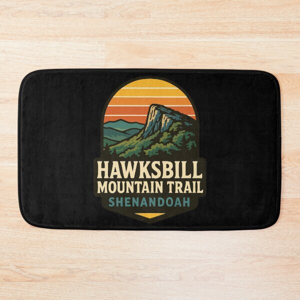 Item preview, Shenandoah National Park Hawksbill Mountain Trail Retro designed and sold by TomFrontierArt.