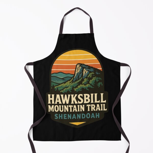 Item preview, Shenandoah National Park Hawksbill Mountain Trail Retro designed and sold by TomFrontierArt.