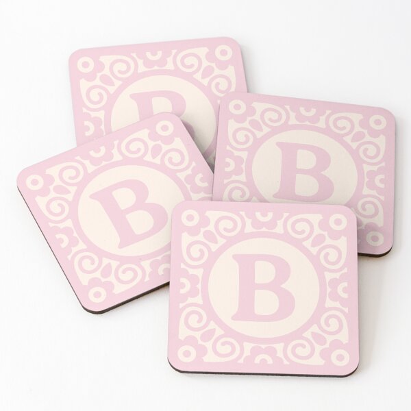 Item preview, LETTER BLOCK ROSE - B designed and sold by purplepixel.