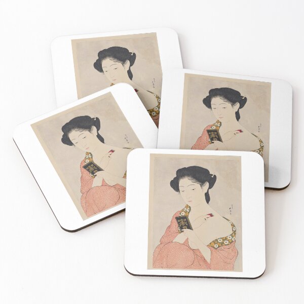 Item preview,  Woman Applying Makeup by Hashiguchi Goyo designed and sold by TeeARTHY.
