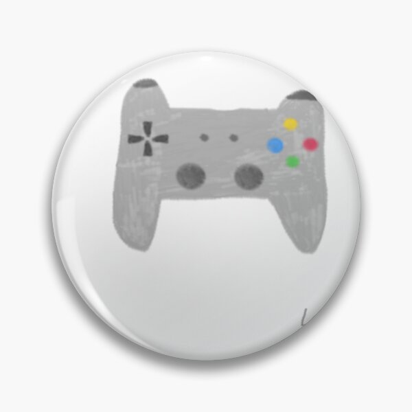 Item preview, Gray Video Game Controller Illustration With Colorful Buttons For Gaming And Entertainment hand painted designed and sold by Beautiful art store.