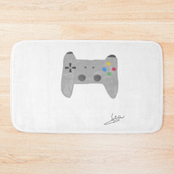Item preview, Gray Video Game Controller Illustration With Colorful Buttons For Gaming And Entertainment hand painted designed and sold by Beautiful art store.