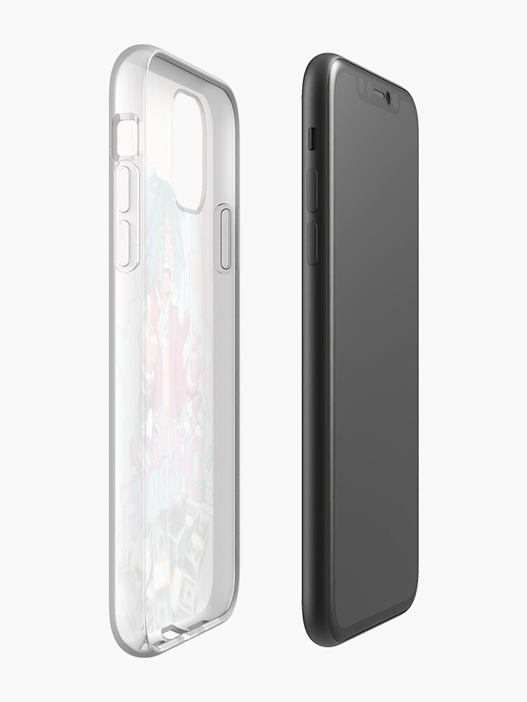 Coque iPhone « lil pompe numérique art », par eliezus