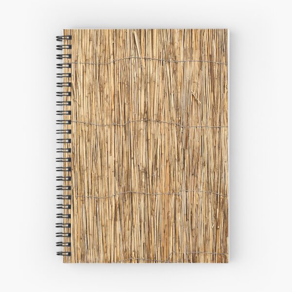 Item preview, Straw Reed Fence Texture with Natural Golden Tones designed and sold by printempstg.