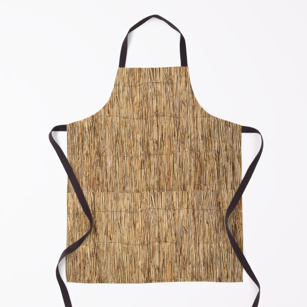 Item preview, Straw Reed Fence Texture with Natural Golden Tones designed and sold by printempstg.