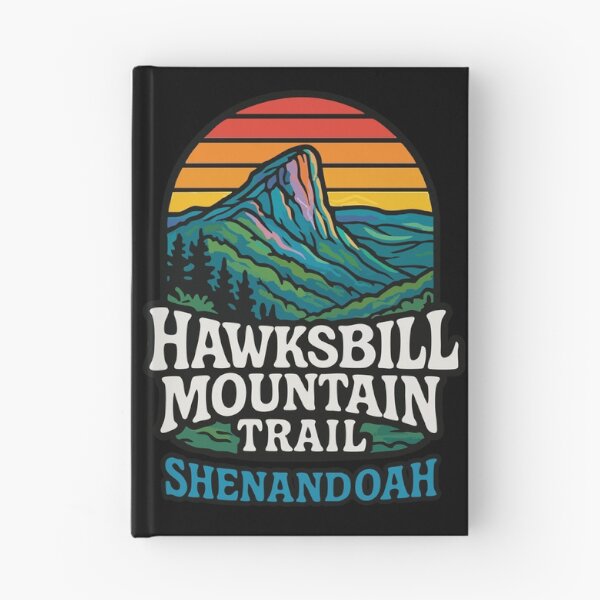 Item preview, Shenandoah Hawksbill Mountain Trail Retro designed and sold by TomFrontierArt.
