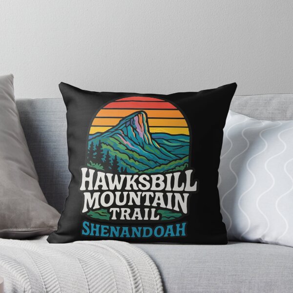 Item preview, Shenandoah Hawksbill Mountain Trail Retro designed and sold by TomFrontierArt.
