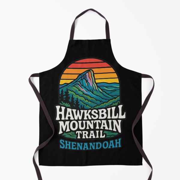 Item preview, Shenandoah Hawksbill Mountain Trail Retro designed and sold by TomFrontierArt.