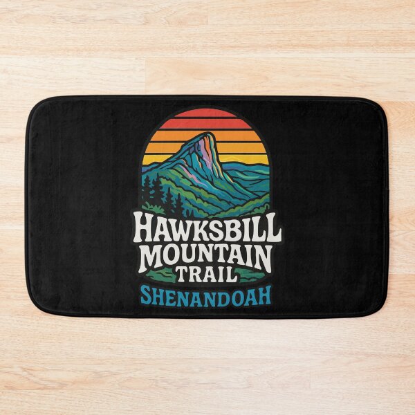 Item preview, Shenandoah Hawksbill Mountain Trail Retro designed and sold by TomFrontierArt.