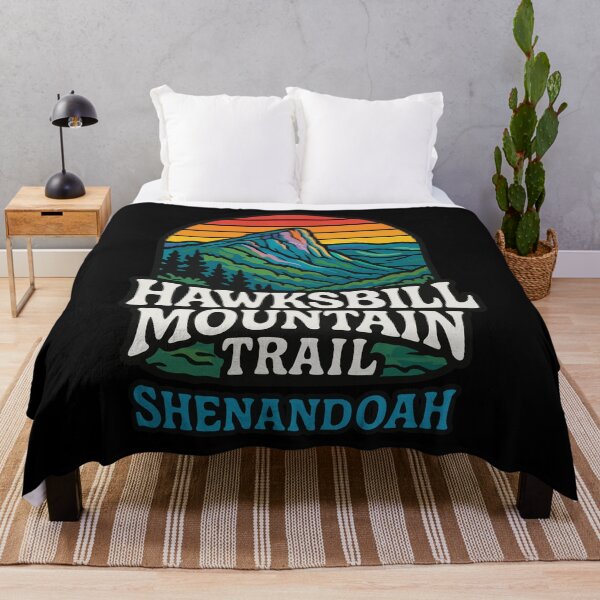 Item preview, Shenandoah Hawksbill Mountain Trail Retro designed and sold by TomFrontierArt.