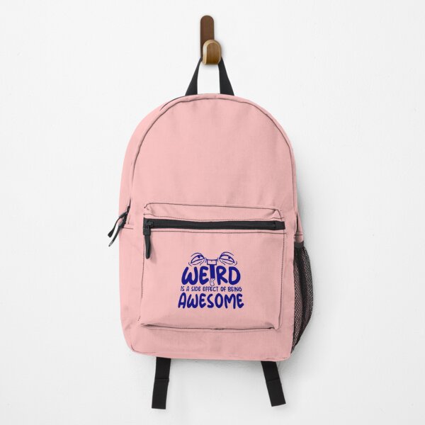 Item preview, Weird is a side effect of being awesome Face Quote designed and sold by shirt-o-mat.