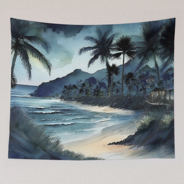 Item preview, When You See Hanalei Under Moonlight designed and sold by J Marielle Designs.