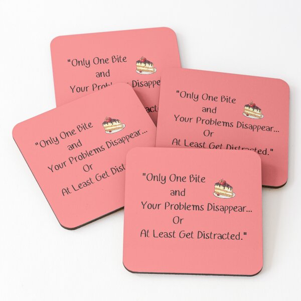 Item preview,  Funny Dessert Quote - Only One Bite designed and sold by Angie's Empire Designs.
