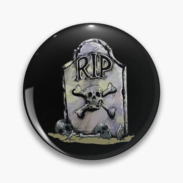 Item preview, Tombstone RIP watercolor gravestone  	 designed and sold by cnljdtzaoo0.