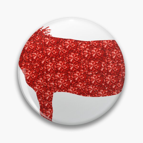 Item preview, Red Rhinestone  Donkey Silhuette designed and sold by TheIconSmith.