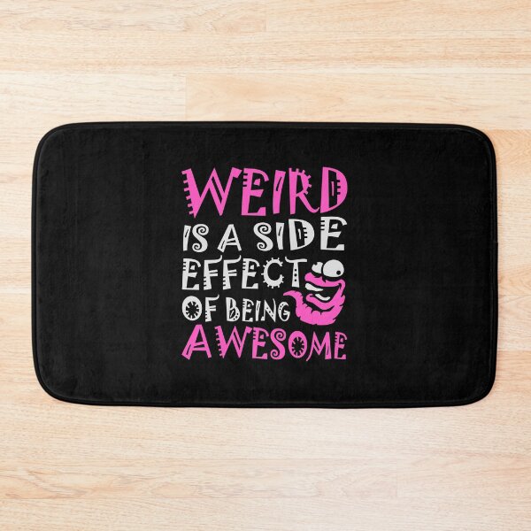 Item preview, Crazy Worm Weird is a side effect of being awesome designed and sold by shirt-o-mat.