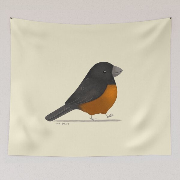 Item preview, Chestnut Bellied Seed Finch designed and sold by julianamotzko.