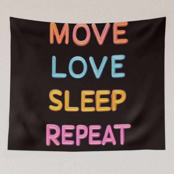 Item preview, Move,love,sleep,repeat designed and sold by Brendon987.