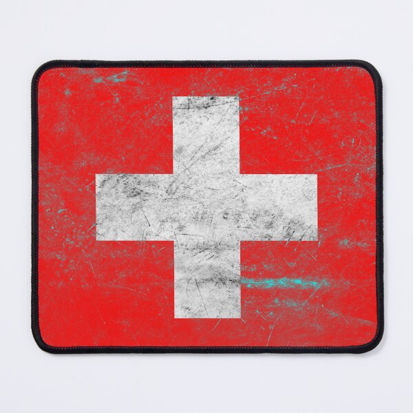 Item preview, Swiss Flag – Red Cross on White, Swiss Culture, Alpine Decoration, Gift Ideas designed and sold by RoyalMerchantShop.