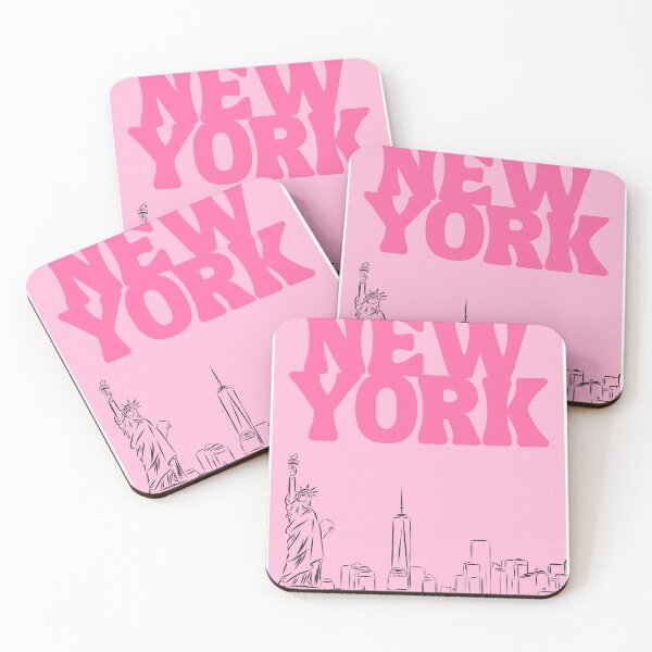 Artikelvorschau, Rosa trendiges New York City Poster entworfen und verkauft von amburnes99.