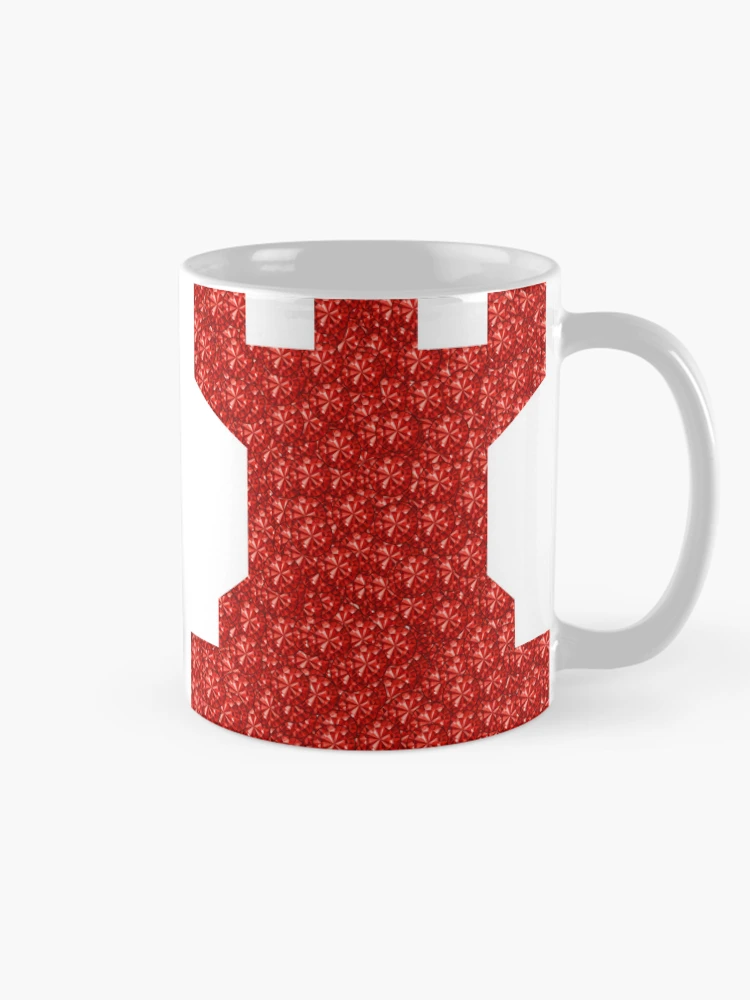 Thumbnail 3 of 6, Coffee Mug, Red Rhinestone Chess Piece Rook designed and sold by TheIconSmith.