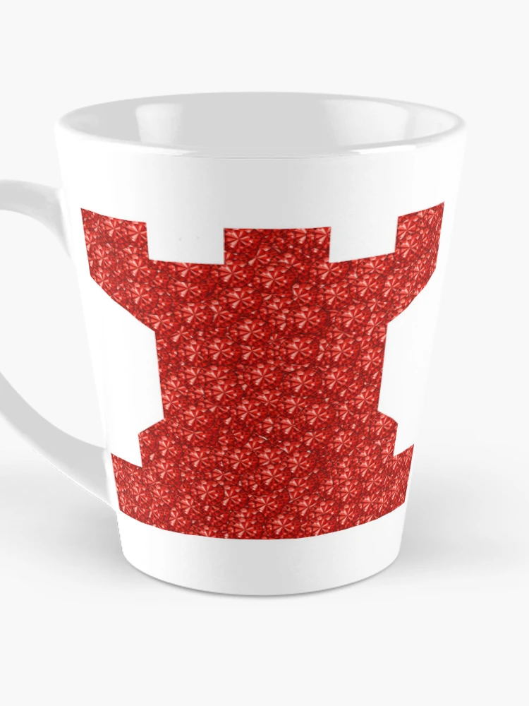Thumbnail 3 of 4, Coffee Mug, Red Rhinestone Chess Piece Rook designed and sold by TheIconSmith.