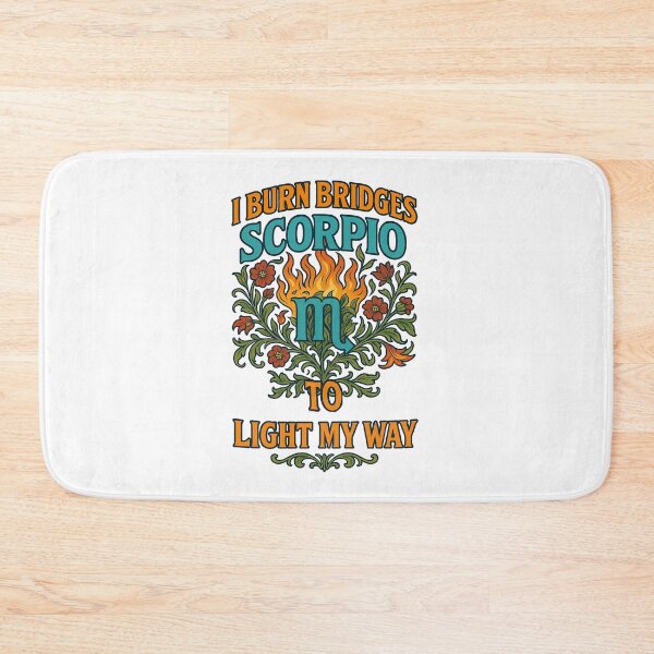 Item preview, Scorpio "Burn Bridges To Light My Way" Art Nouveau T-Shirt | Intense Zodiac Humor designed and sold by MySpiritTravels.