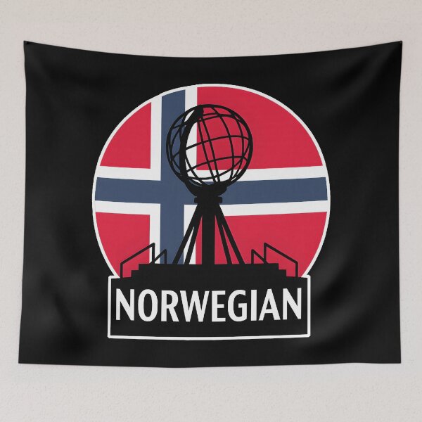 Item preview, Norway Travel Souvenir Shirt – Norwegian Flag with Nordkapp Globe Design for Scandinavian Pride and Adventure Lovers designed and sold by DrawHandArt.