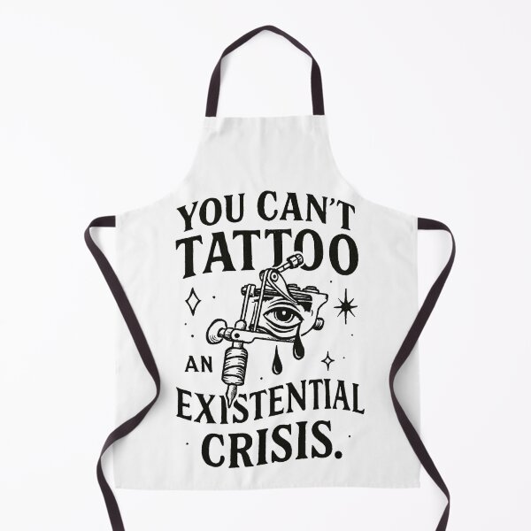 Item preview, Funny Tattoo Quote Existential Crisis designed and sold by Lia Vina.