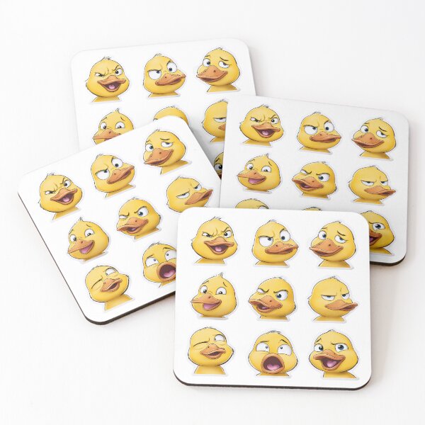 Item preview, Funny Duck Emotes Sticker Pack designed and sold by abicir.
